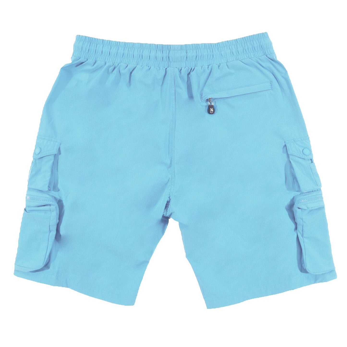 M633 Colton Nylon Spandex Cargo Shorts - Blue