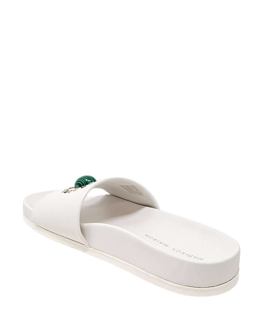 Athena White Open Toe Sandal