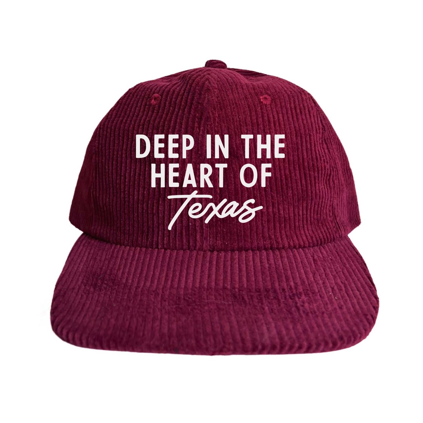 Deep in the Heart of Texas Corduroy Cap