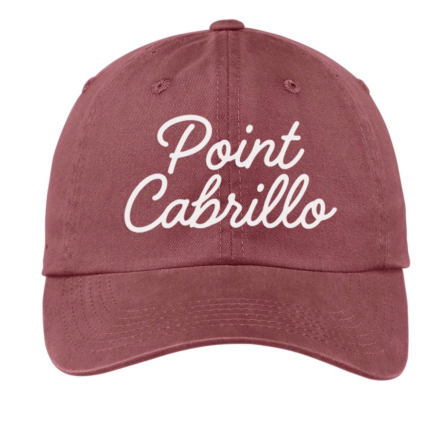 Point Cabrillo Cursive Baseball Cap