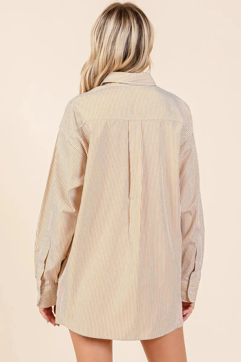 Women's Two Piece Set - Soft & Comfy - Striped Casual