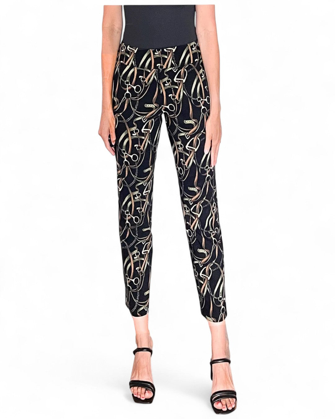 Krazy Larry P507 Pull on Pant - Black Belts