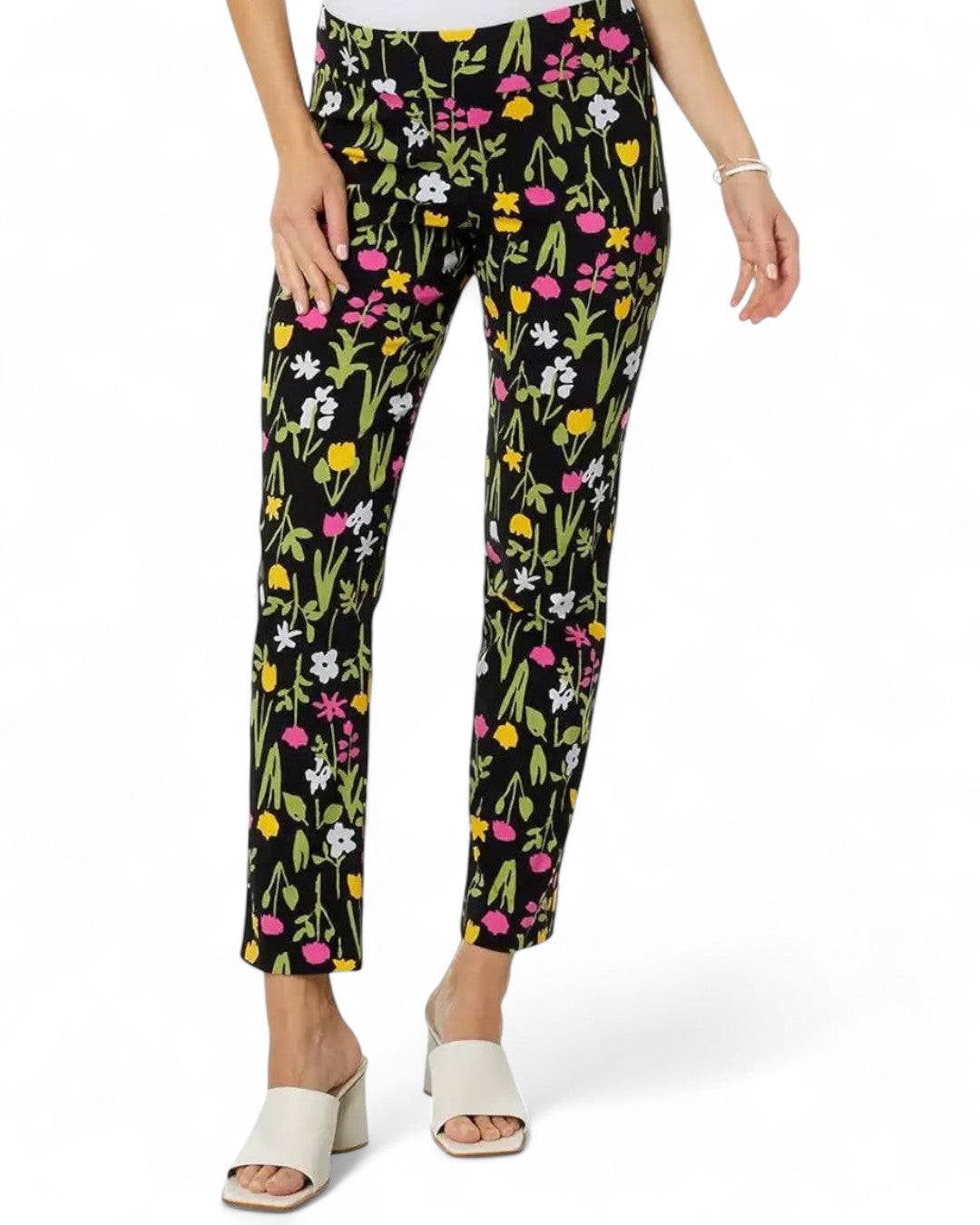 Krazy Larry P507 Pull on Pant - Black Tulip