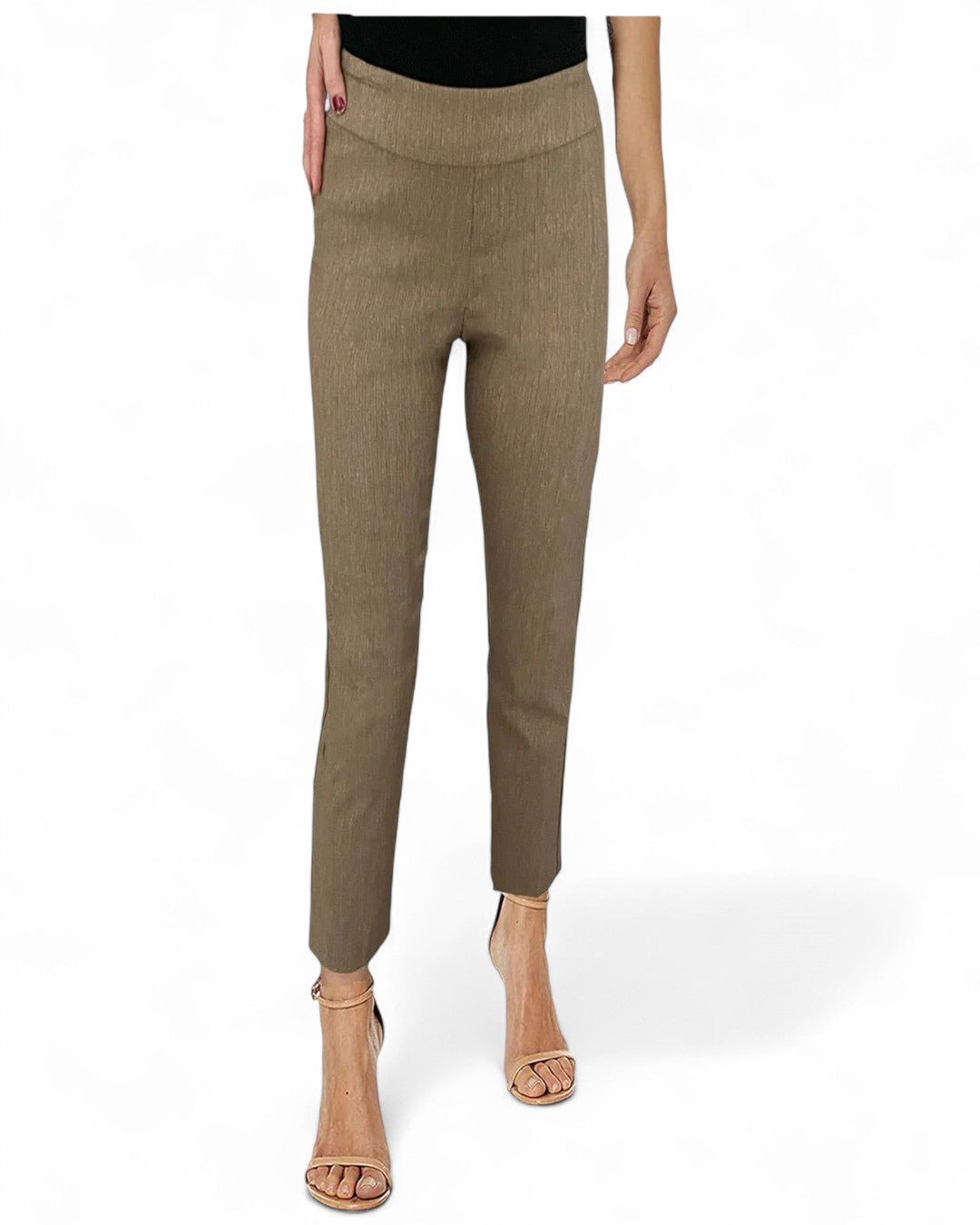 Krazy Larry P507 Pull on Pant - Taupe Ash