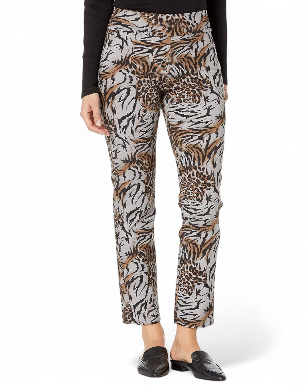 Krazy Larry P507 Pull on Pant - Taupe Tiger