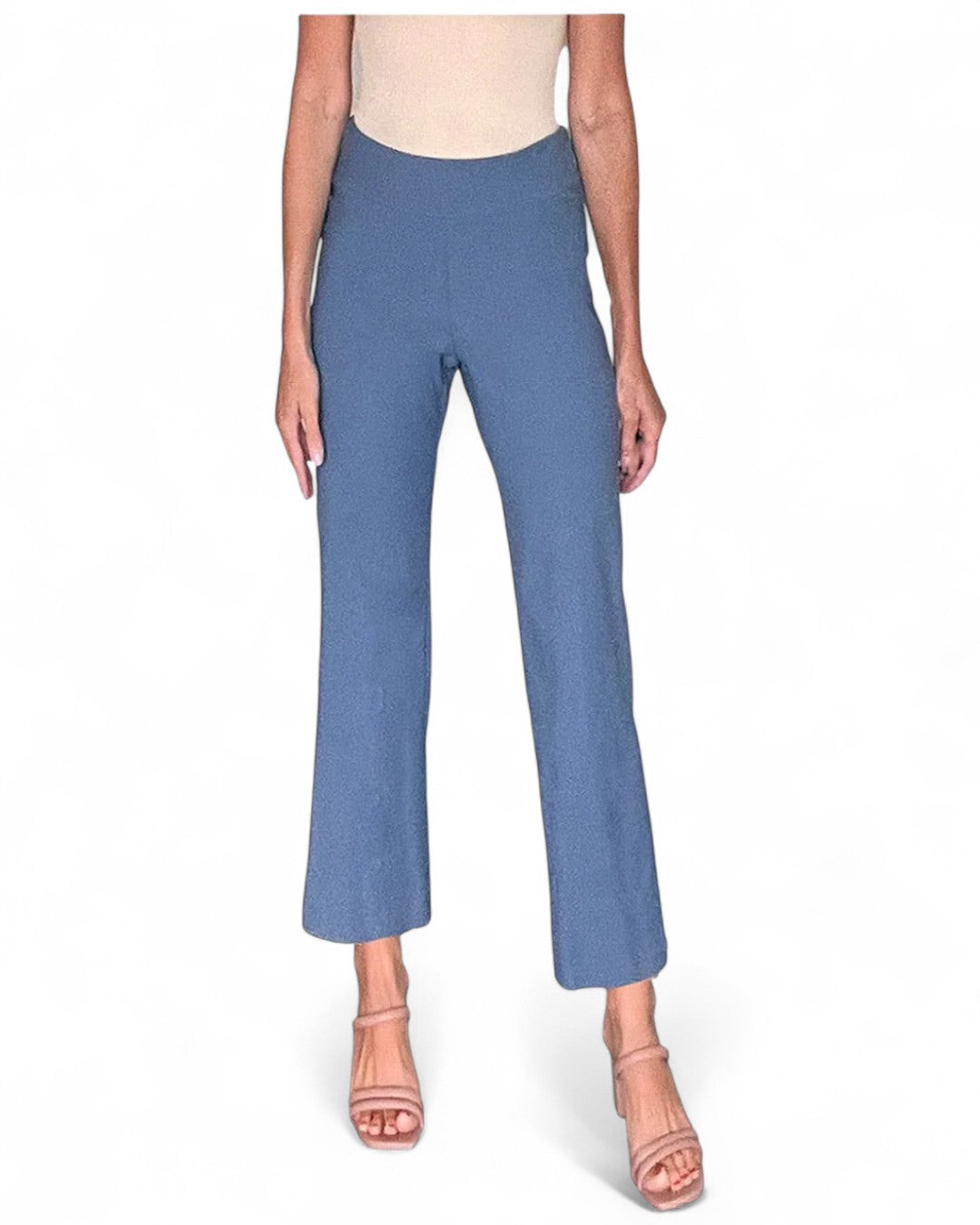 Krazy Larry P600 Pull on Wide Ankle Pant - Indigo