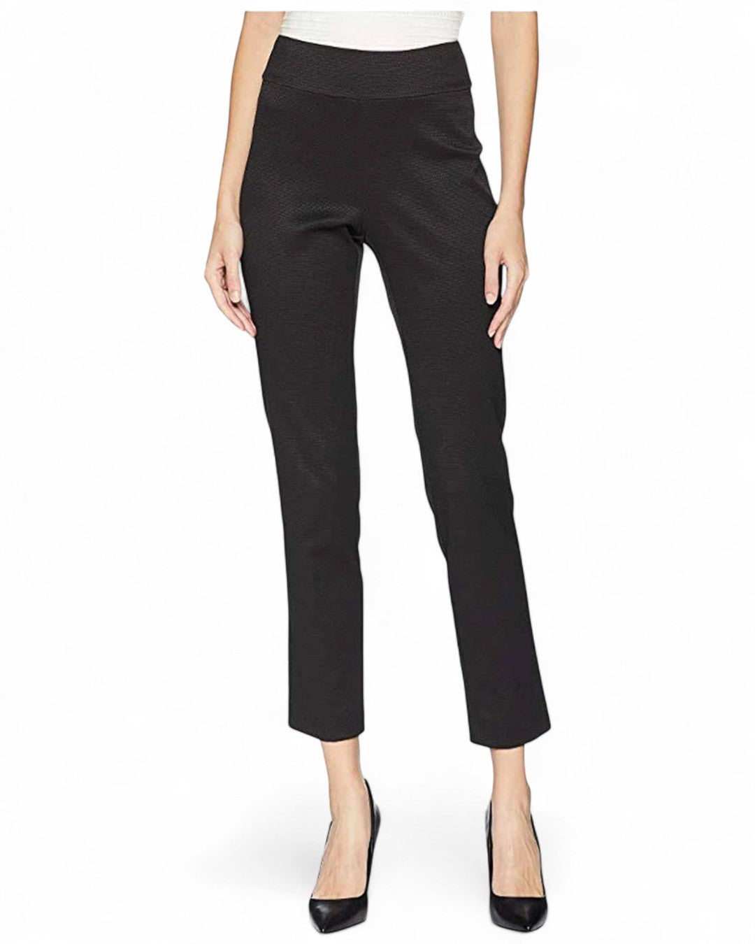 Krazy Larry P807 Pique Ankle Pant - Black