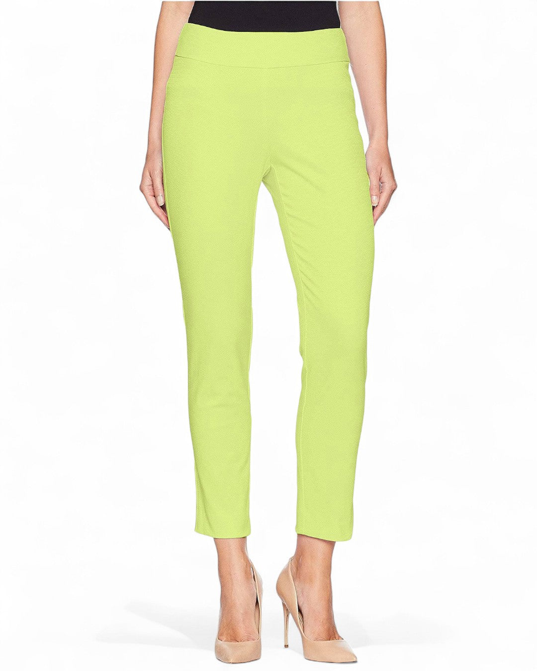 Krazy Larry P807 Pique Ankle Pant - Lime