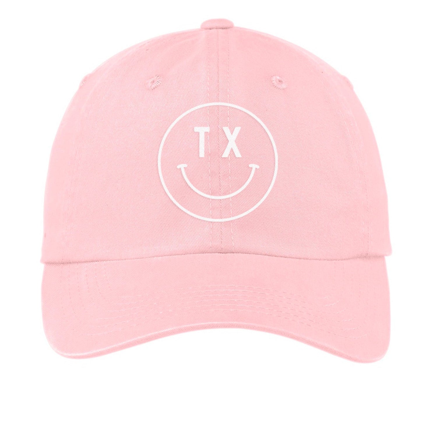 TX Smiley Face Baseball Cap - Texas