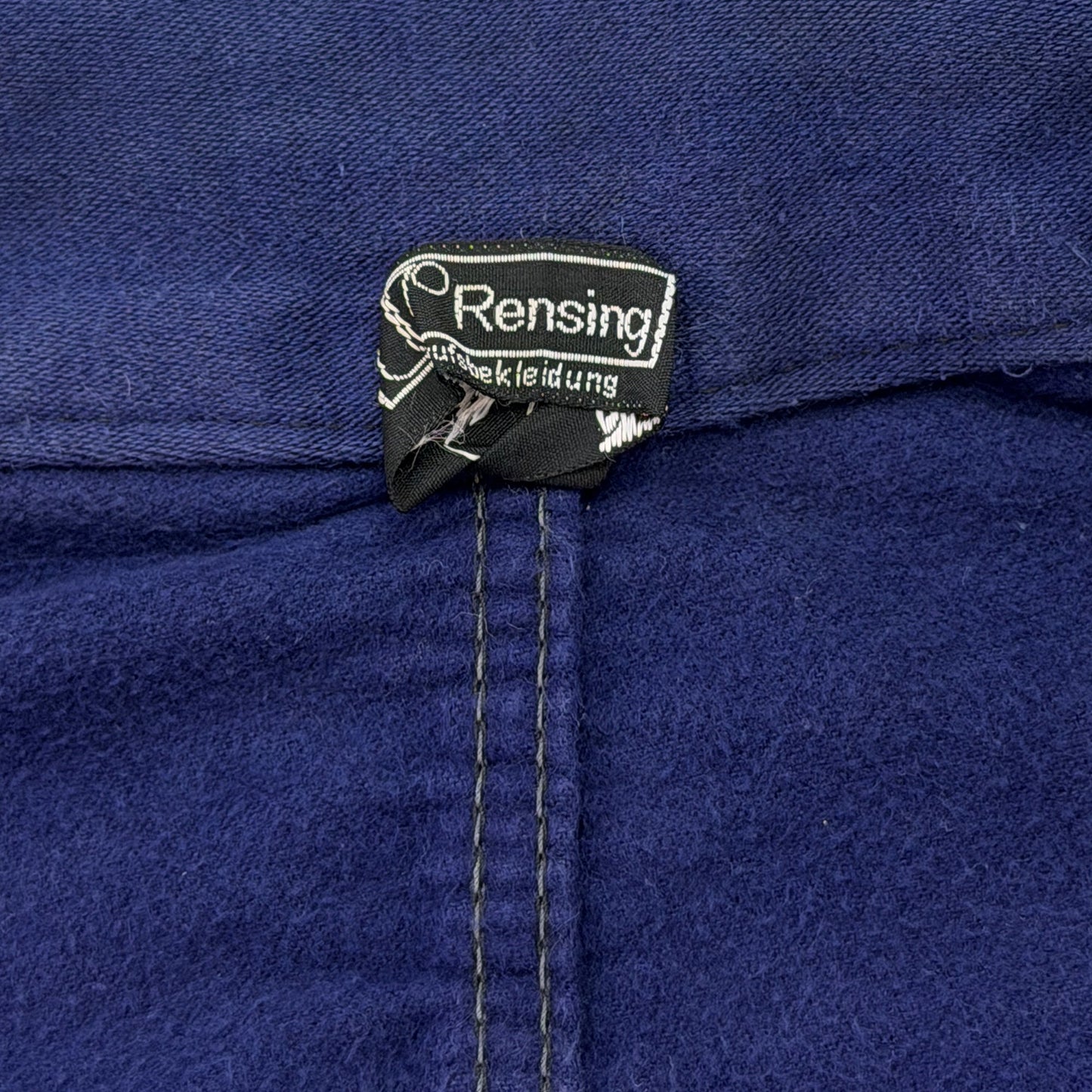 Vintage Blue Rensing Moleskin German Work Jacket - Men's Small / Women's medium