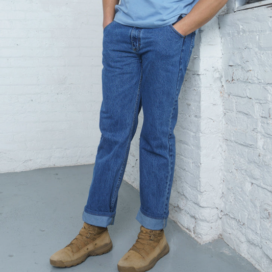 100% Cotton Relaxed Fit Stone Wash