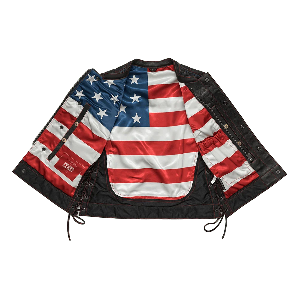 Rosie Women’s Motorcycle Leather Vest