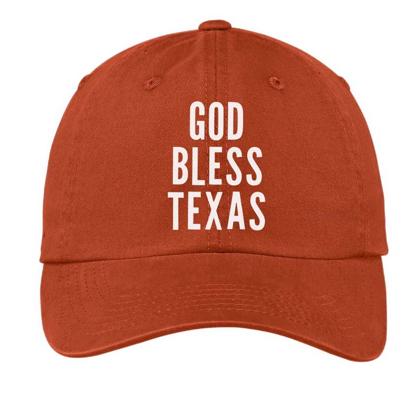 God Bless Texas Baseball Cap