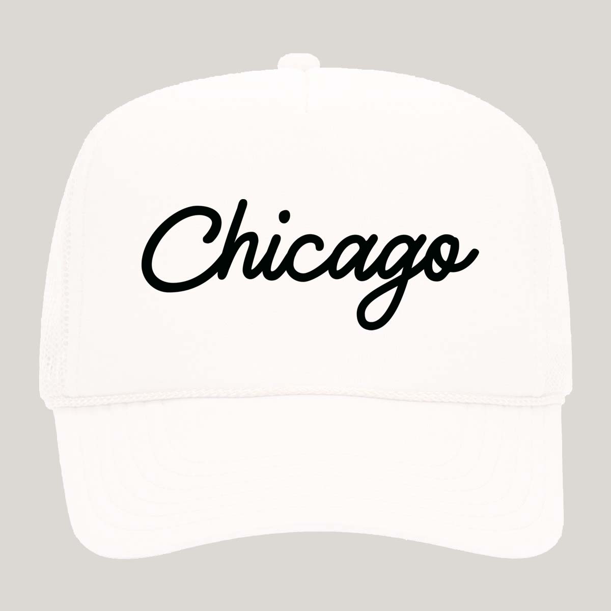 Chicago Cursive Foam Snapback