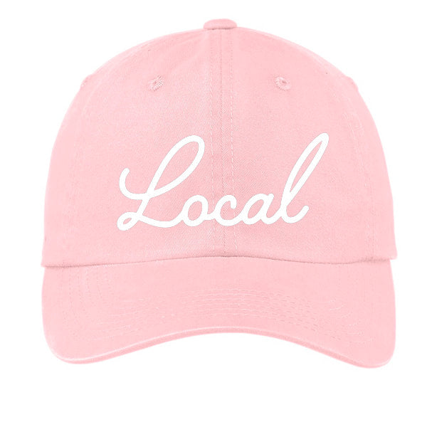Local Cursive Baseball Cap