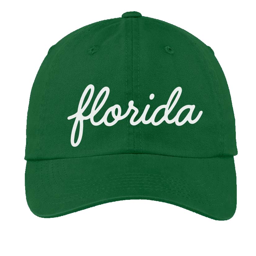 Florida Cursive Baseball Cap