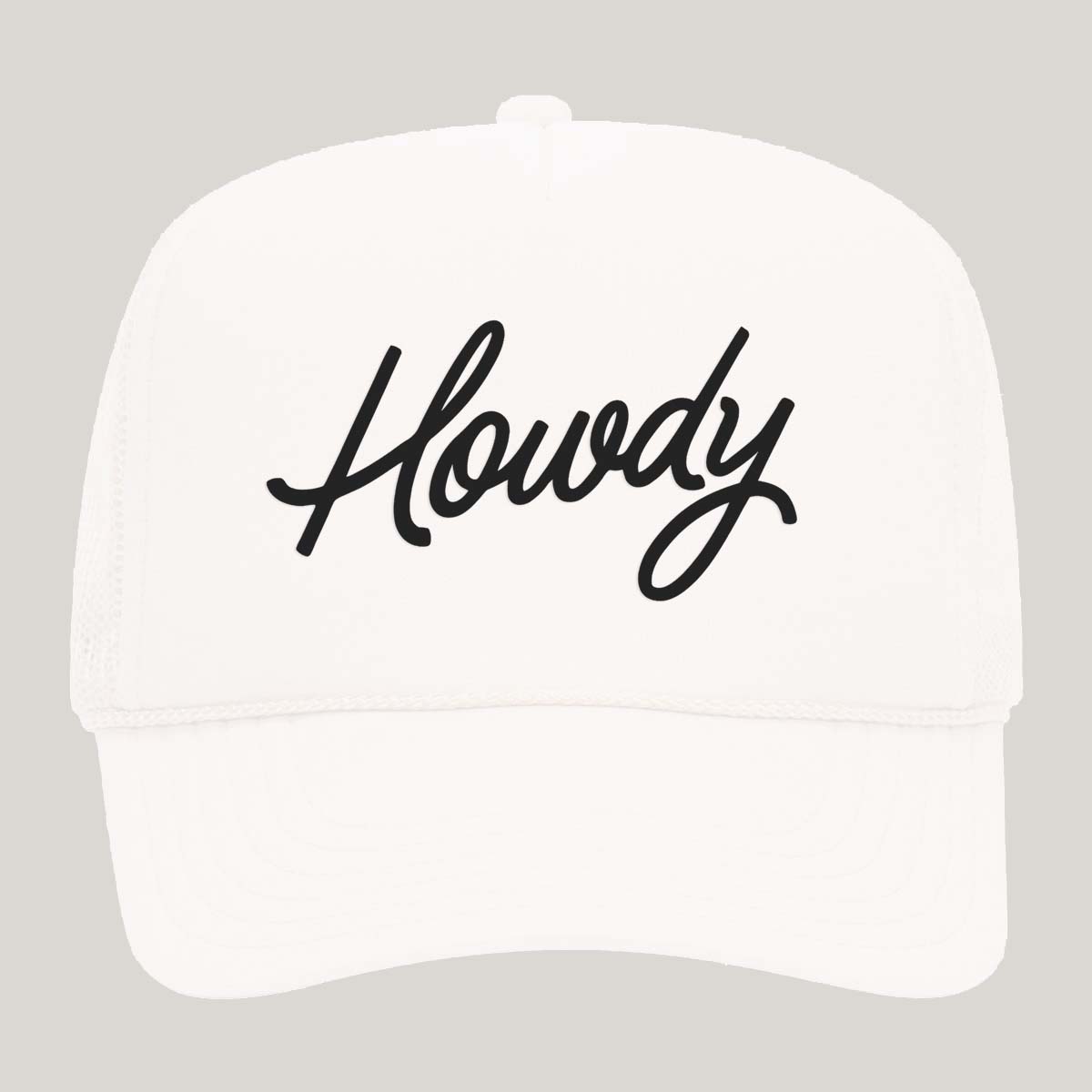 Howdy Cursive Foam Snapback