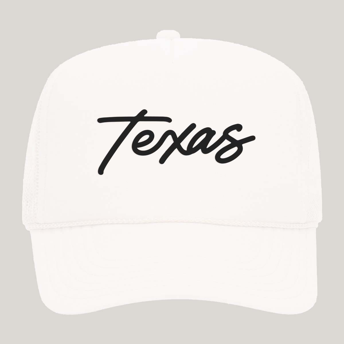 Texas Cursive Foam Snapback