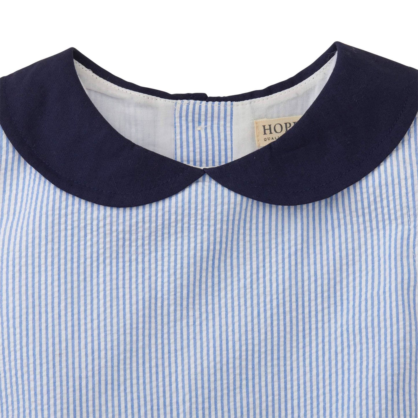Seersucker Peter Pan Collar Dress - Baby