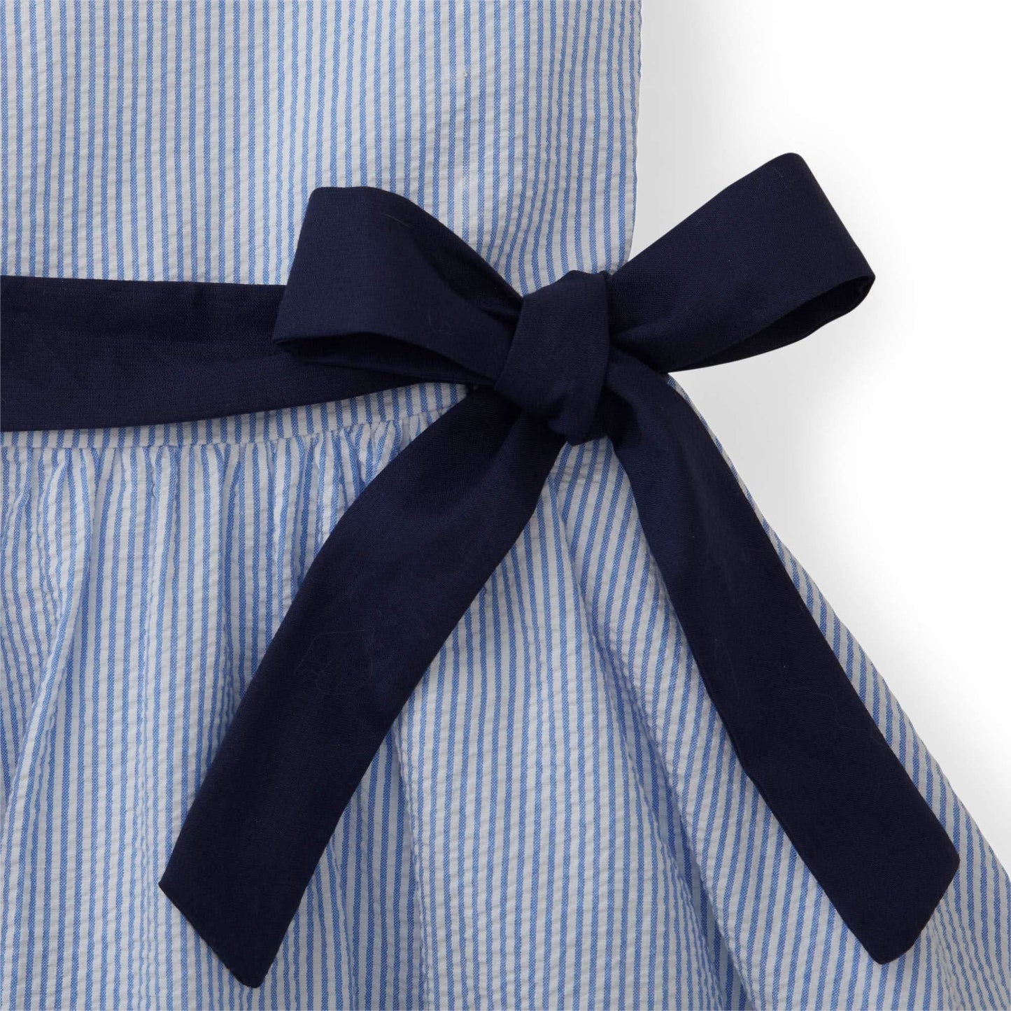 Seersucker Peter Pan Collar Dress - Baby