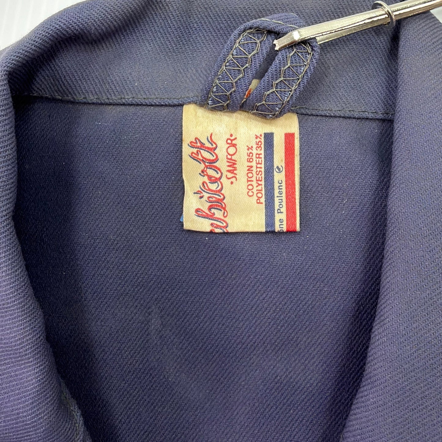 Vintage Gray-blue Stabicott French Workwear Chore Jacket - Men's Small / Women's Medium