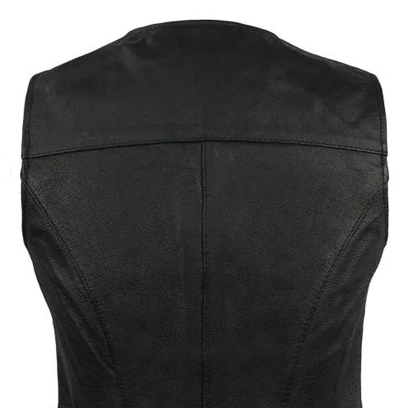 Sweet Sienna Women's Motorcycle Leather Vest