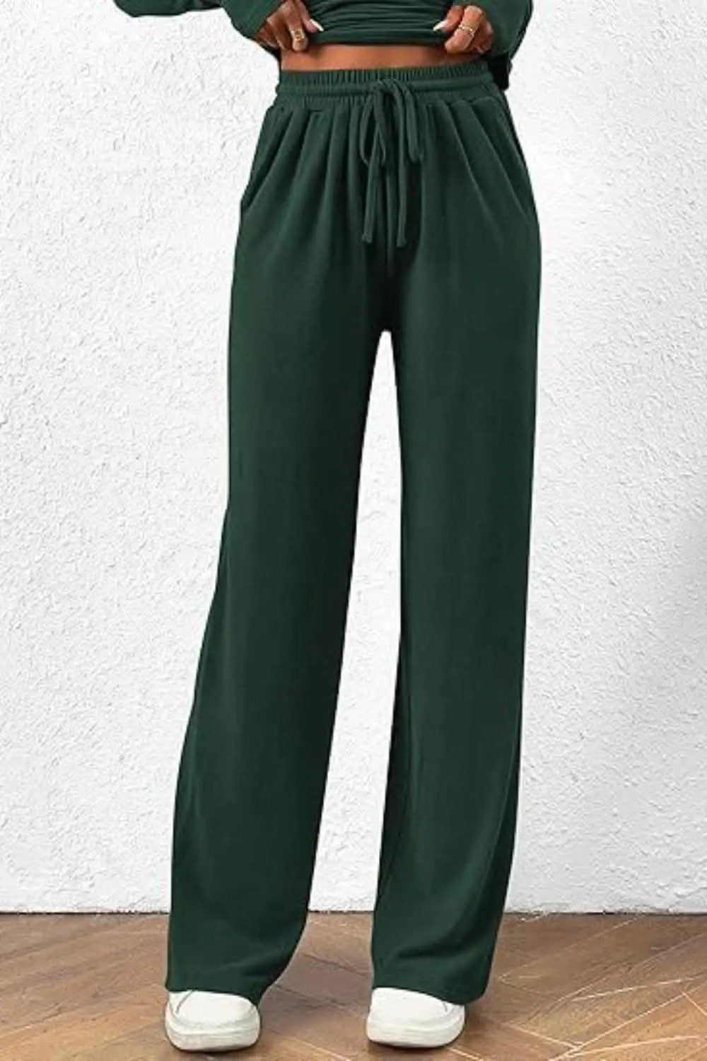 Trendsi Two-Piece Sets - Cozy two-piece lounge set with pockets - Premium Quality