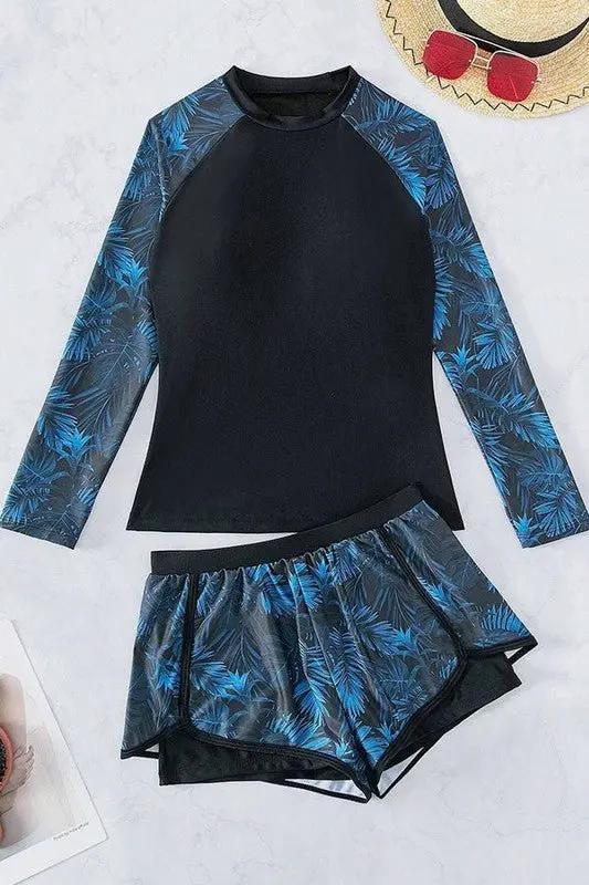 Swimsuit - UV Protection Quick Dry - One-Piece Tropical