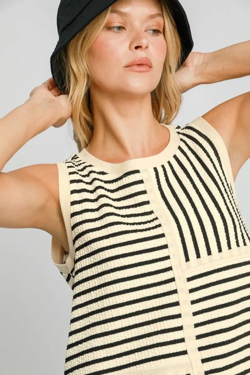 Trendsi Striped Tank Top Women's Casual Summer Top USA Shipped