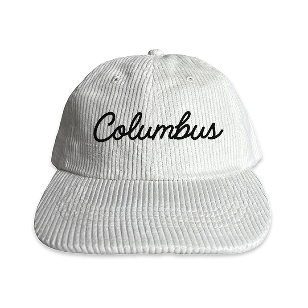 Columbus Cursive Corduroy Cap