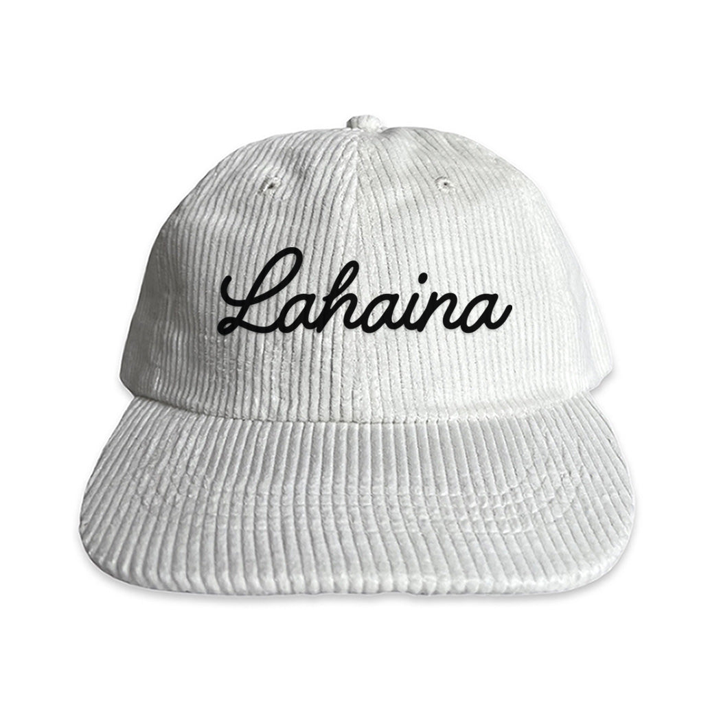 Lahaina Cursive Corduroy Cap