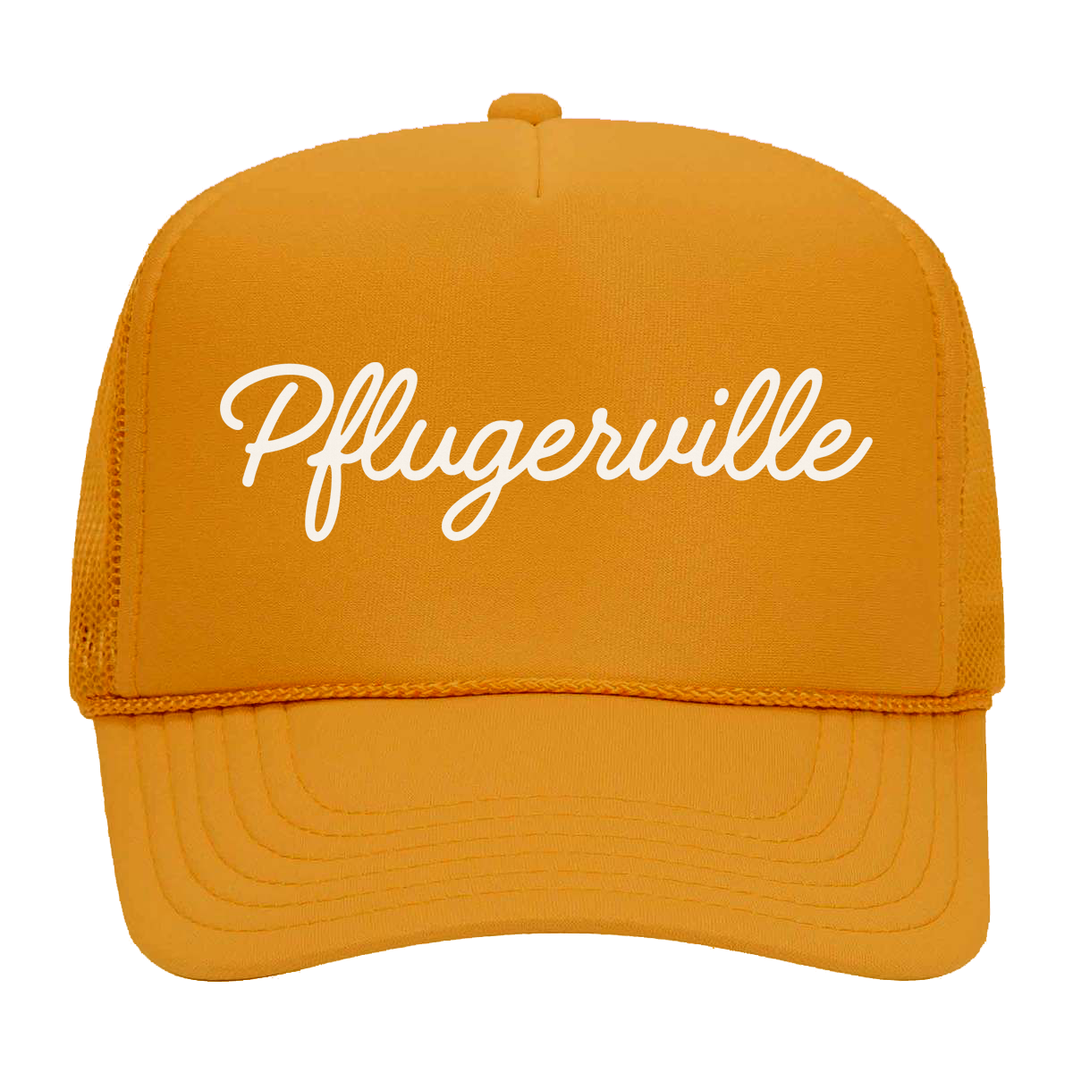 Pflugerville cursive Foam Snapback