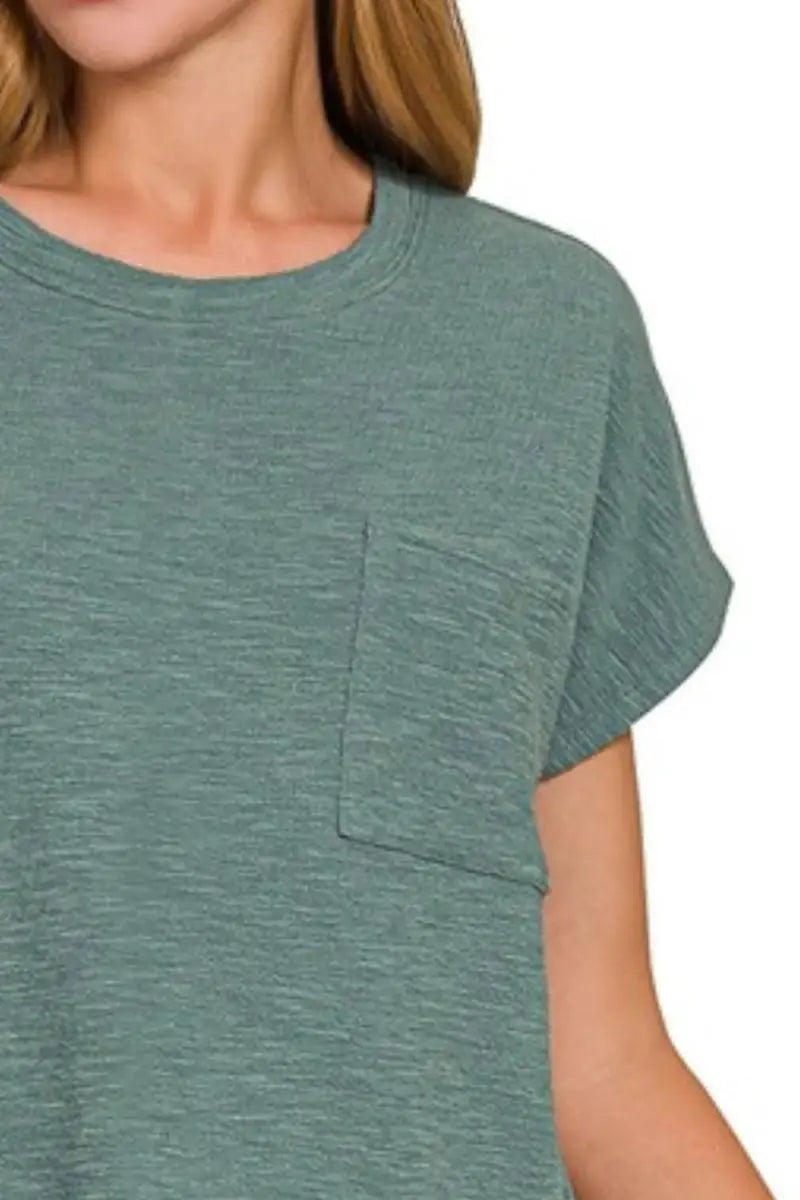 Trendsi Round Neck Tee Women's Everyday Basic Soft T-Shirt