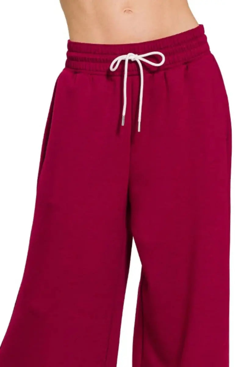 Trendsi Scuba Drawstring Pants Women's Loungewear Casual Comfort Fit