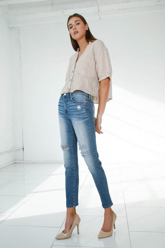 Girlfriend Stretched Jeans | Jeans.com.