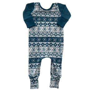 Snowflake Stripes Zip Romper — Star Product of the Day at Jeans.com