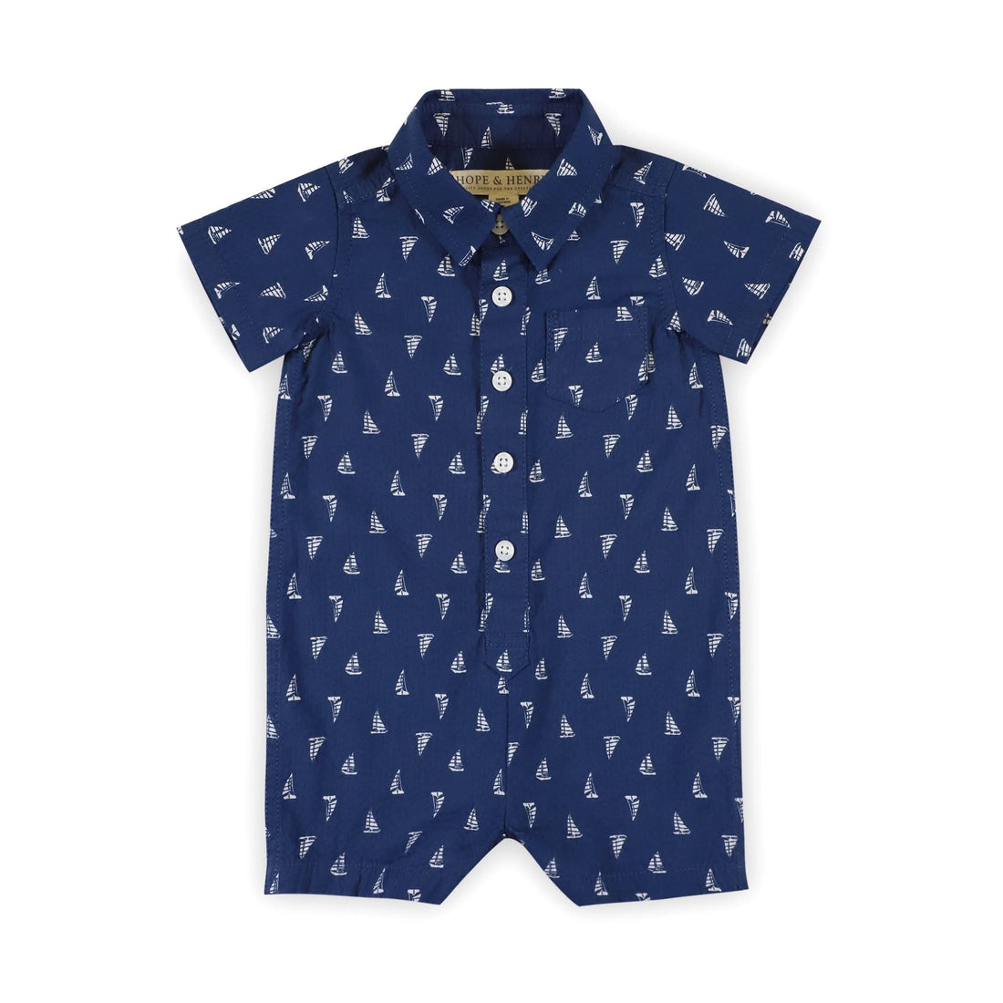 Organic Seersucker Button Front Romper — Star Product of the Day at Jeans.com