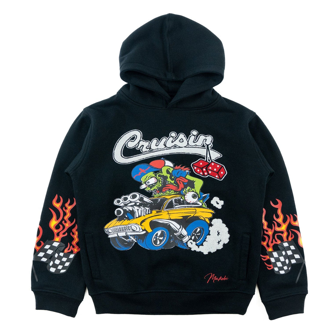 B4200 Makobi KIDS Cruisin' Hoody - Black — Star Product of the Day at Jeans.com