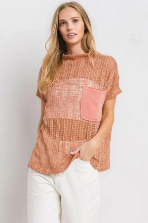 Trendsi Crochet Cover-Up Women's Boho Mock Neck Top Elegant & Lightweight — Star Product of the Day at Jeans.com
