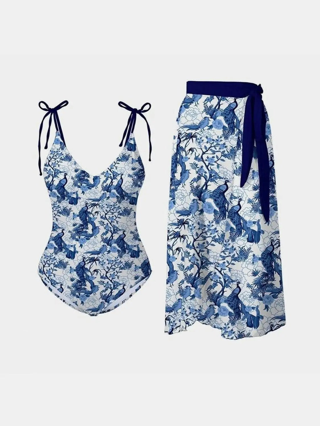 Trendsi swimwear - Chic printed bikini set with skirt — Star Product of the Day at Jeans.com
