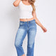 Women's Luxe High Rise Cropped Wide Leg