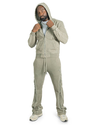 Set | F5245 Blind Faith Hoodie Set - Oat — Star Product of the Day at Jeans.com