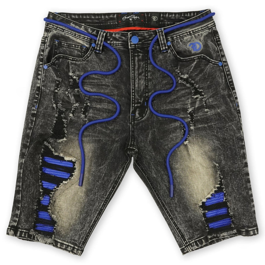 F600 Frost Shredded Denim Shorts - Black Wash — Star Product of the Day at Jeans.com