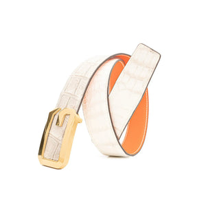 Handcrafted Alligator Leather Belts DVG09 — Star Product of the Day at Jeans.com