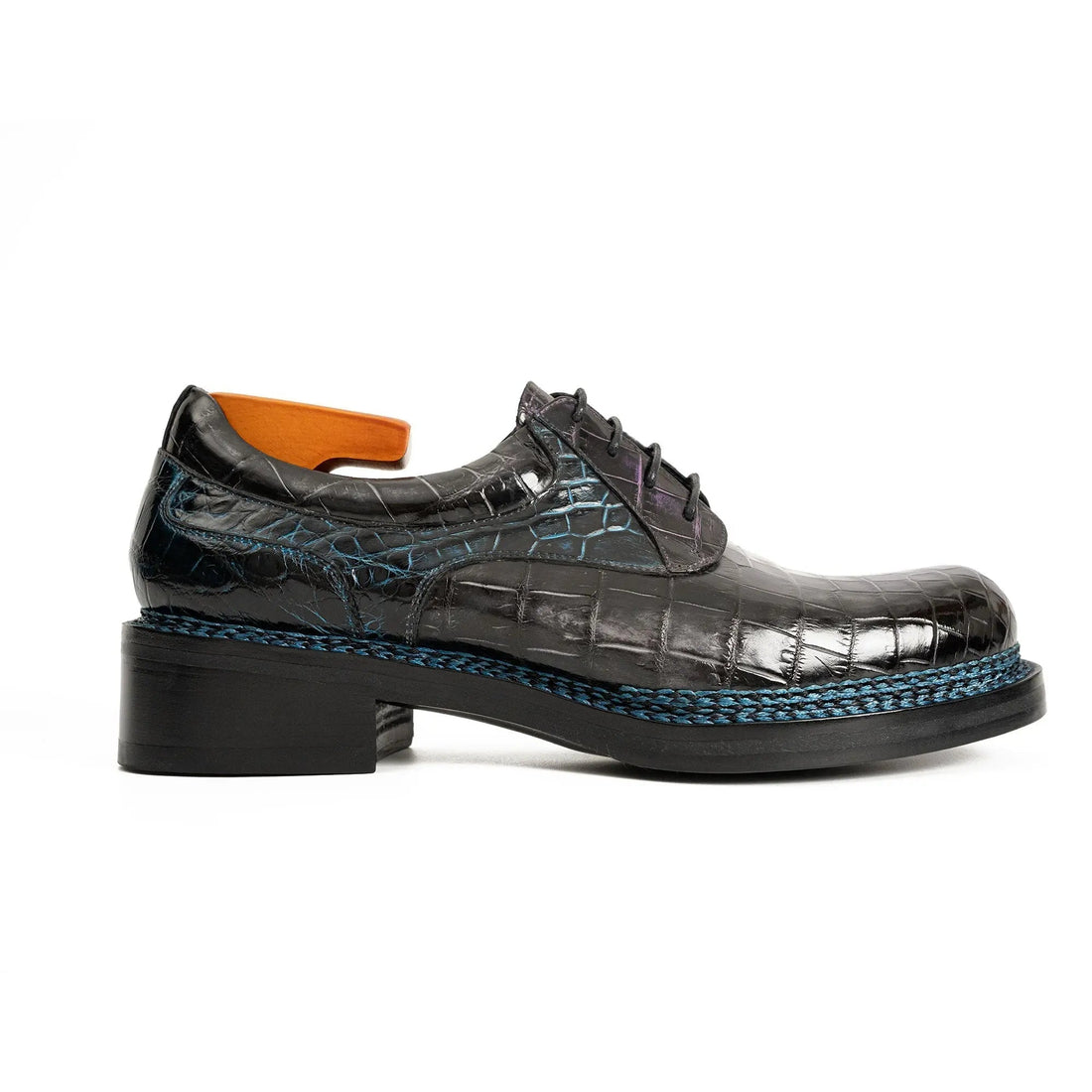 Handcrafted Nile Crocodile Derby Shoes Norwegian Stitch — Star Product of the Day at Jeans.com