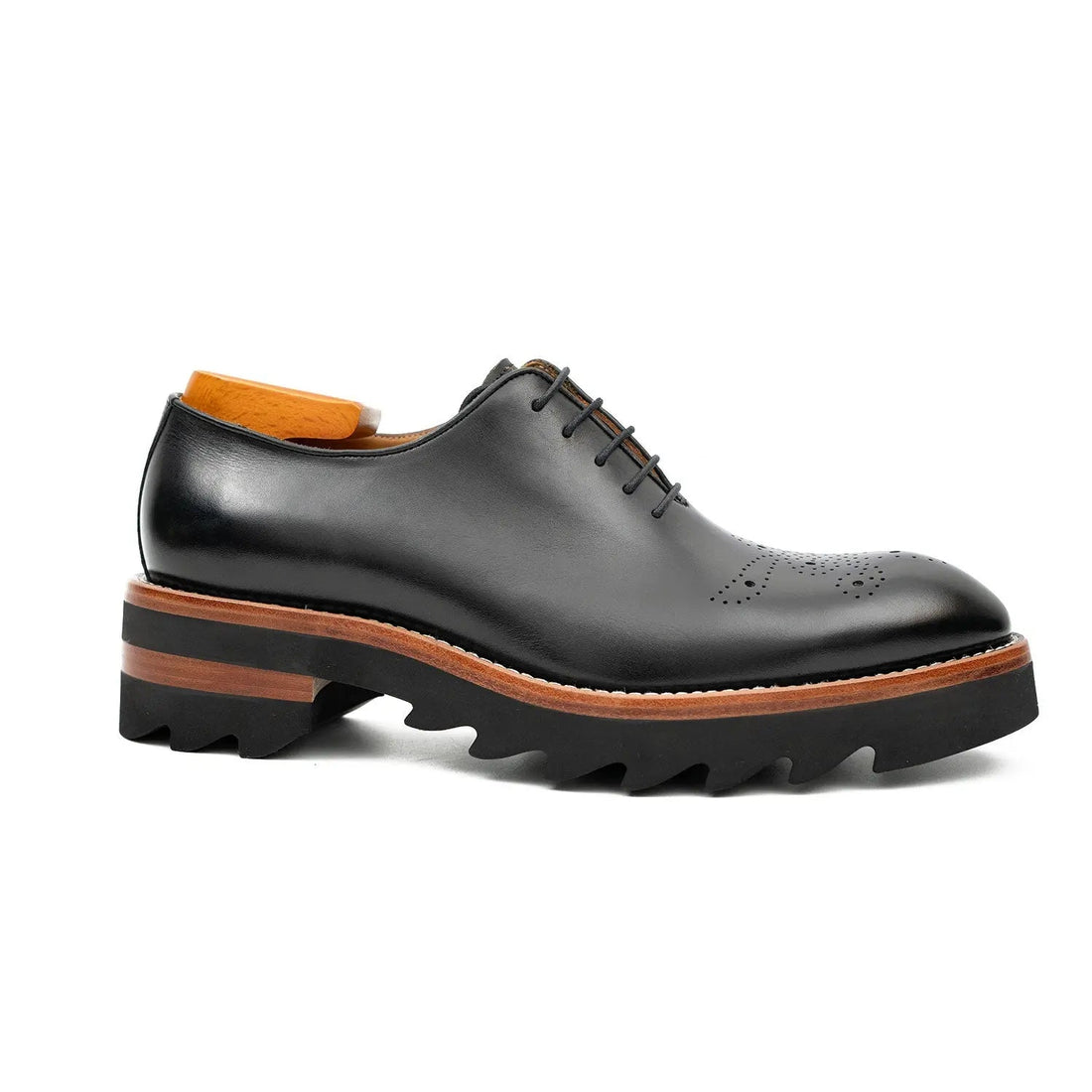 Handcrafted calfskin Oxford shoes Black — Star Product of the Day at Jeans.com