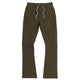 M1633 Colton 34” Stack Nylon/Spandex  Sweat Pants - Dark Olive — Star Product of the Day at Jeans.com