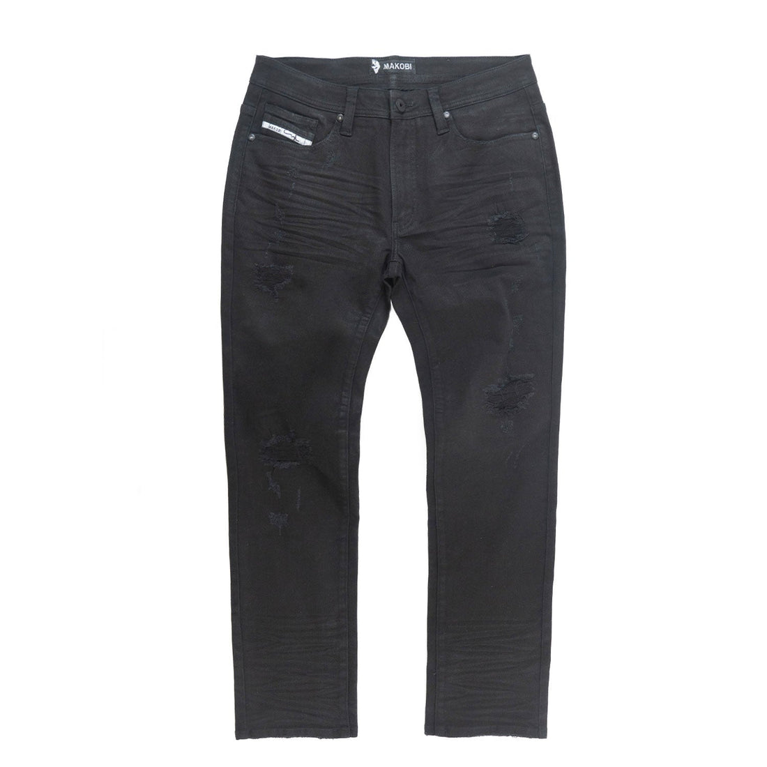 M1901 Makobi Segreto Waxed Jeans - Black — Star Product of the Day at Jeans.com