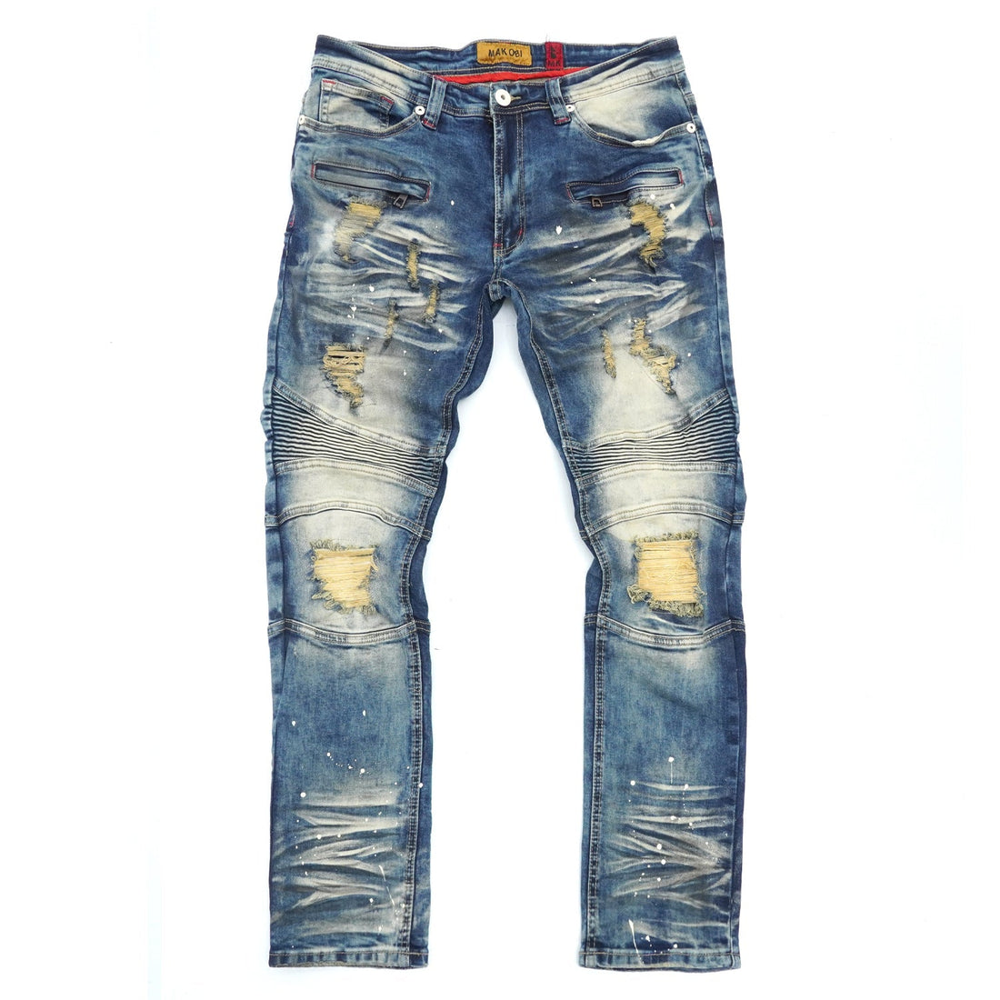 M1924 Makobi Daytona Biker Jeans - Dirt — Star Product of the Day at Jeans.com