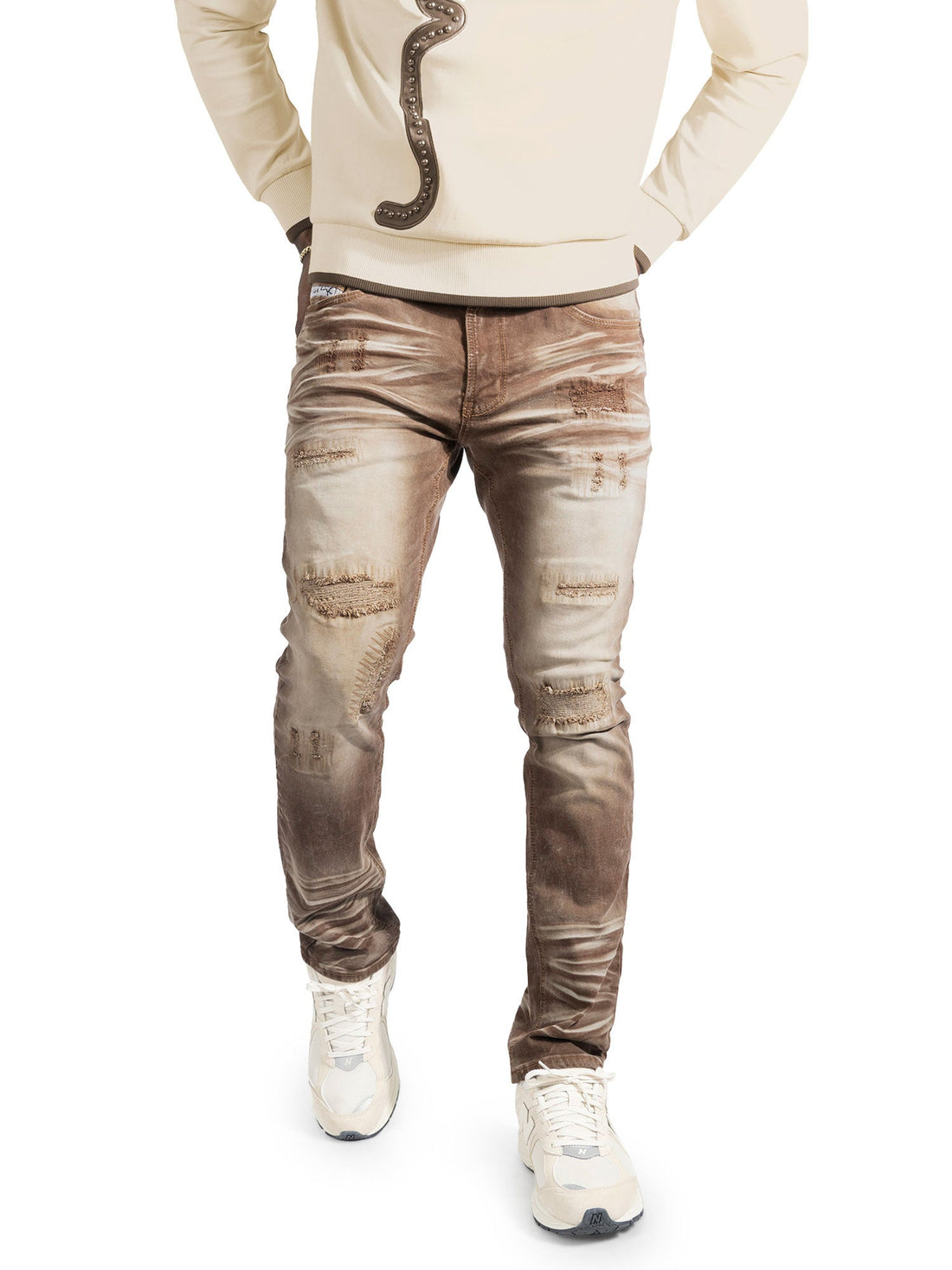 Jeans | M1975 Lorenzo Jeans - Brown — Star Product of the Day at Jeans.com